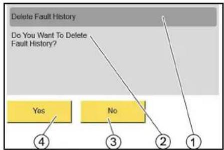 Kärcher SB OB - Izvēlne Fault History - 2