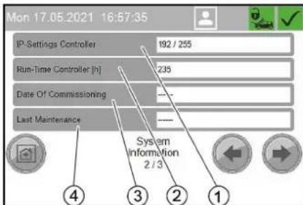 Kärcher SB OB - Meniu System Information - 2
