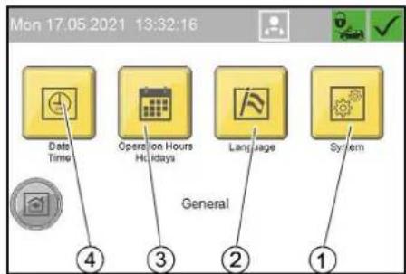 Kärcher SB OB - Menu General - 1