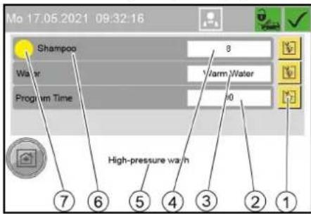 Kärcher SB OB - Mazgāšanas programmas parametra maina - 1