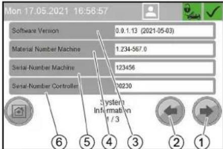 Kärcher SB OB - Meniu System Information - 1
