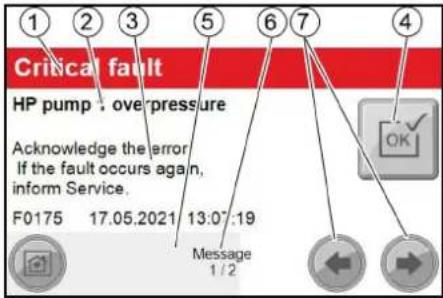 Kärcher SB OB - Meldeanzeigen - 1
