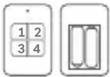 CHACON 34046 - Battery installation: remote keyboard - 1