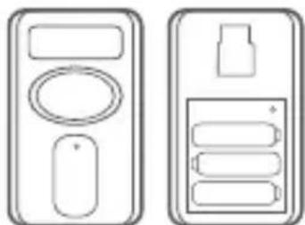 CHACON 34044 - Battery installation: Central alarm unit with motion detector - 1