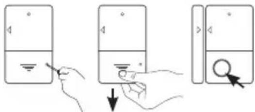 CHACON 34045 - Battery installation: remote control - 3