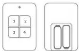 CHACON 34045 - Battery installation: remote keyboard - 1
