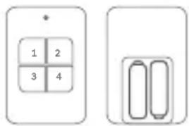 CHACON 34045 - Batterij installatie: Afstandsbediening - 5