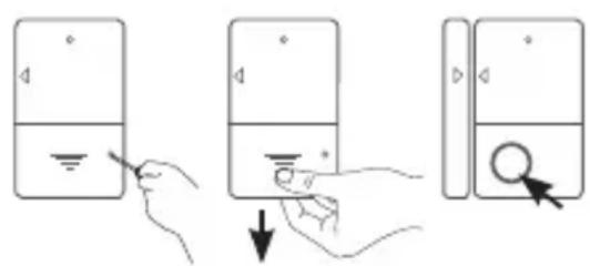 CHACON 34045 - Batterij installatie: Afstandsbediening - 1