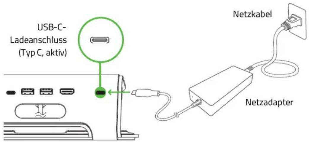 RAZER Laptop Stand Chroma V2 - RAZER LAPTOP PER POWER PASSTHROUGH MIT ENERGIE VERSORGEN - 1