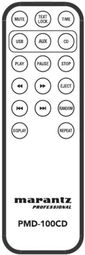 MARANTZ PMD100CD - Remote Control - 1