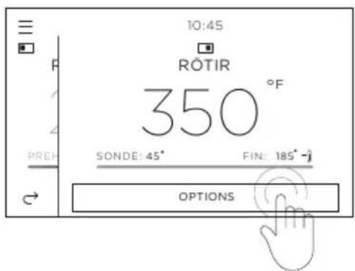 Fisher & Paykel RDV3486GD - Réglage de la SONDE pour aliment - 10