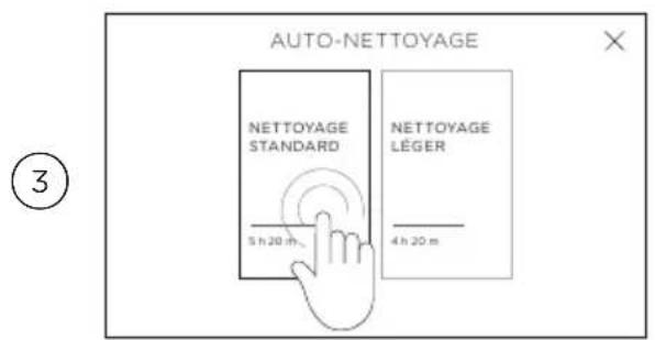 Fisher & Paykel RDV3486GD - Réglage de la fonction d'auto-nettoyage - 3