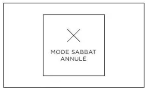 Fisher & Paykel RDV3486GD - Annulation du mode sabbat - 4