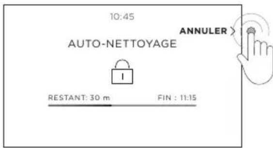 Fisher & Paykel RDV3486GD - Annulation de la fonction d'auto-nettoyage - 1
