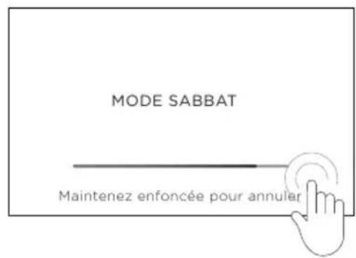 Fisher & Paykel RDV3486GD - Annulation du mode sabbat - 2