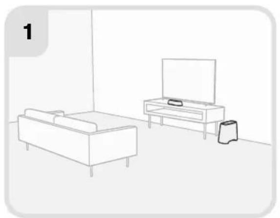 POLK MagniFi Mini AX - Set up the subwoofer - 1