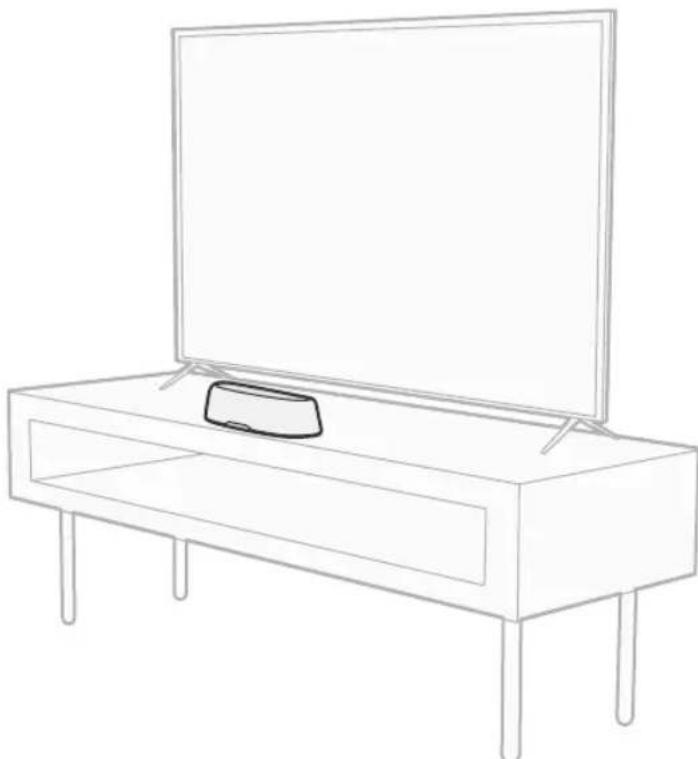 POLK MagniFi Mini AX - Place the sound bar - 1