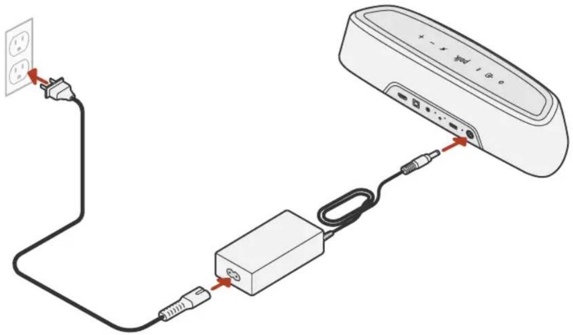 POLK MagniFi Mini AX - Conectar la alimentación - 1