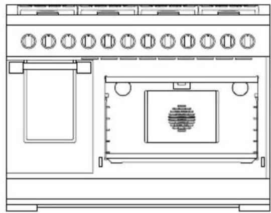 Fisher & Paykel RGV3486GD - Retrait des rayons latéraux - 1
