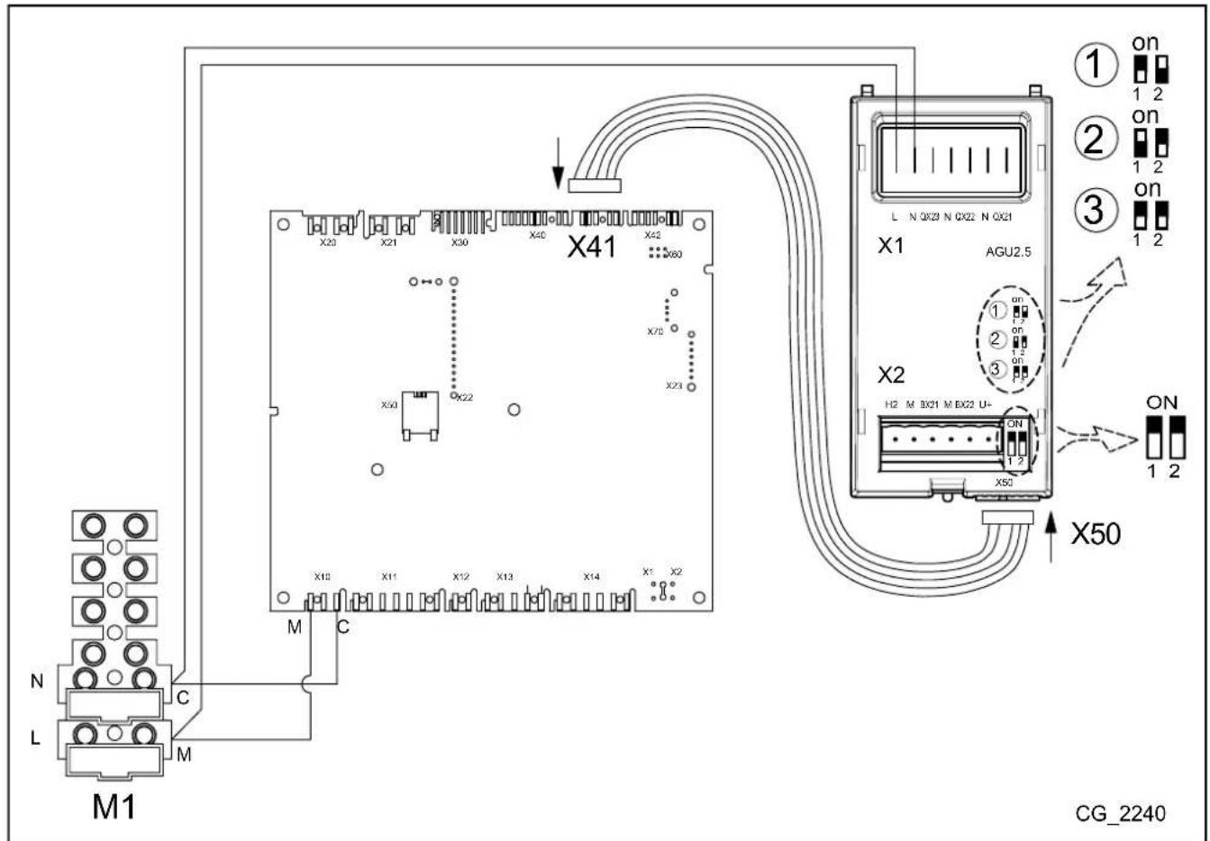 Baxi 33 AIFM - COLLEGAMENTELETTRICI ACCESSORIO AGU 2.550 - 1