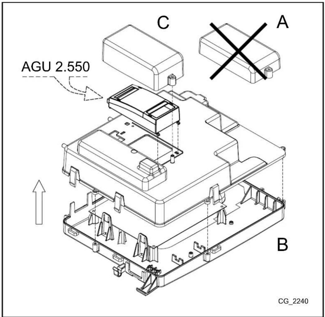 Baxi 28F - MONTAGGIO SUL CRUSCOTTO DELLA CALDAIA - 1