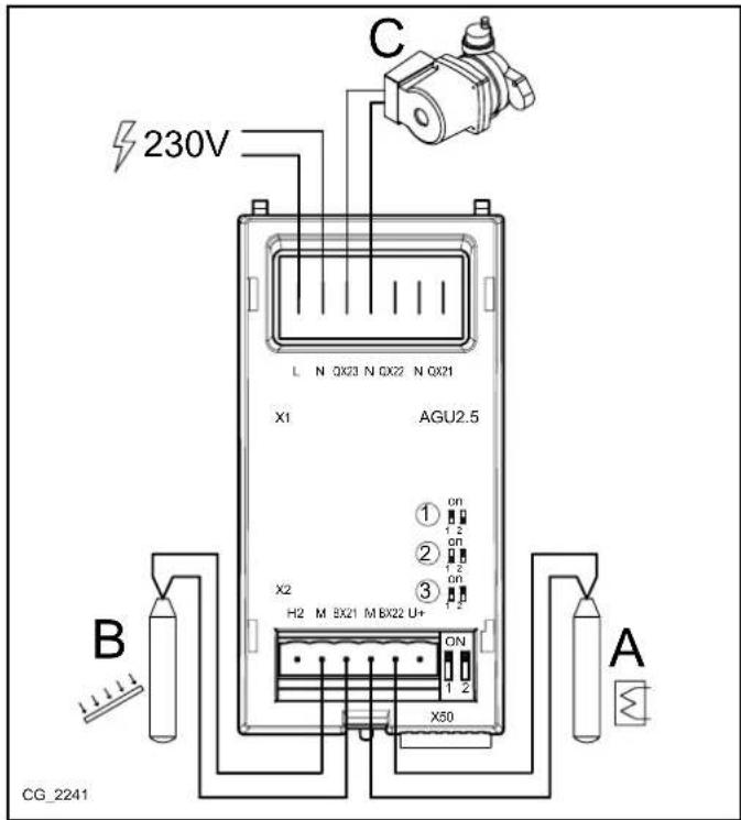 Baxi 28 AF - DHW SOLAR PLANT CASE - 1