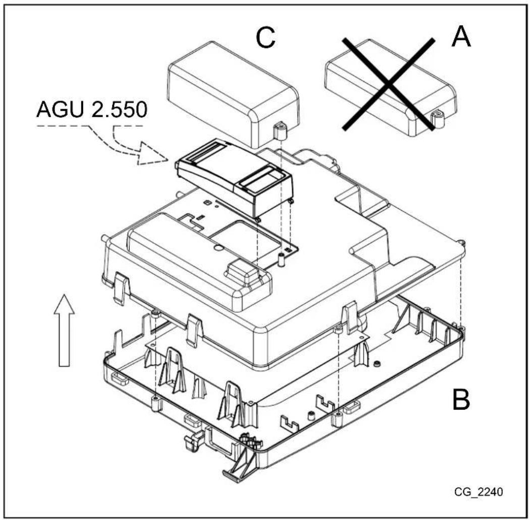 Baxi 40F - MOUNTING ON THE BOILER CONTROL PANEL - 1