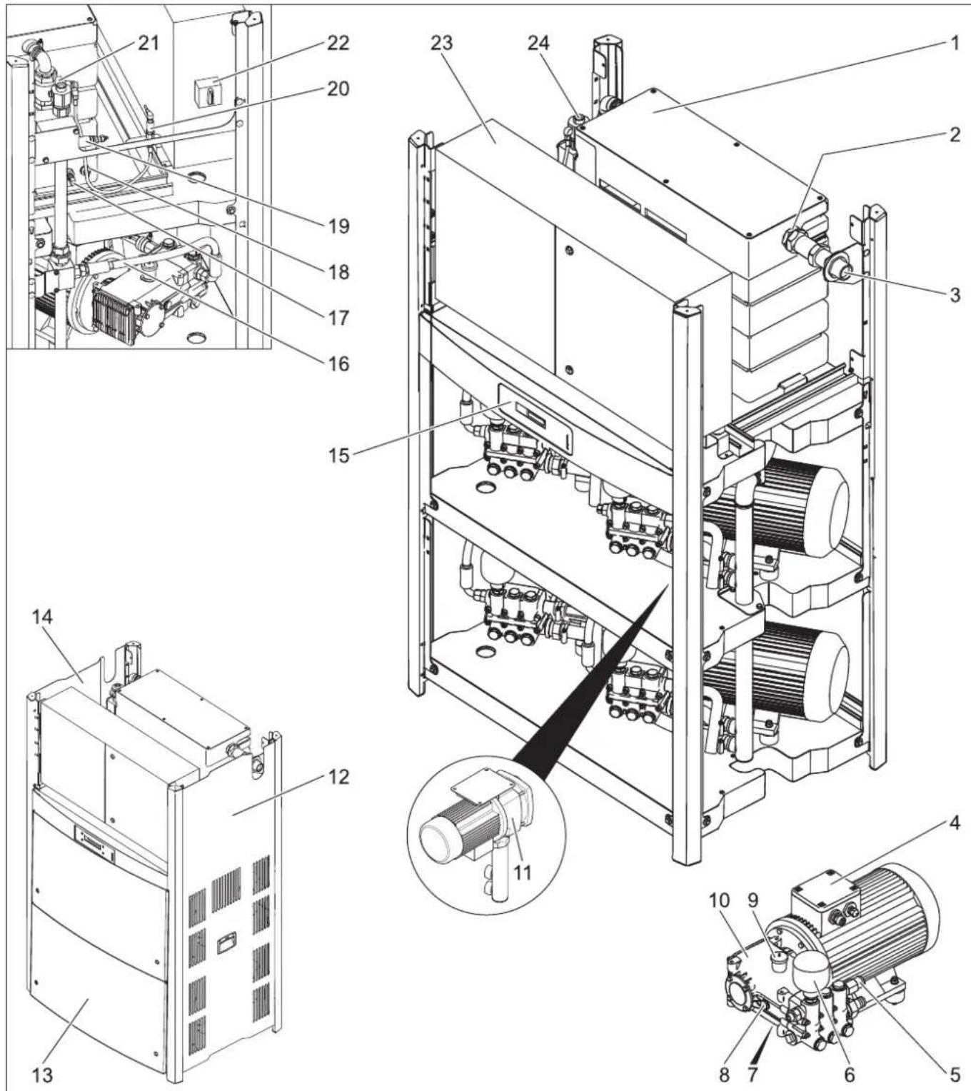 Kärcher HDC Standard - Aparāta elementi - 1
