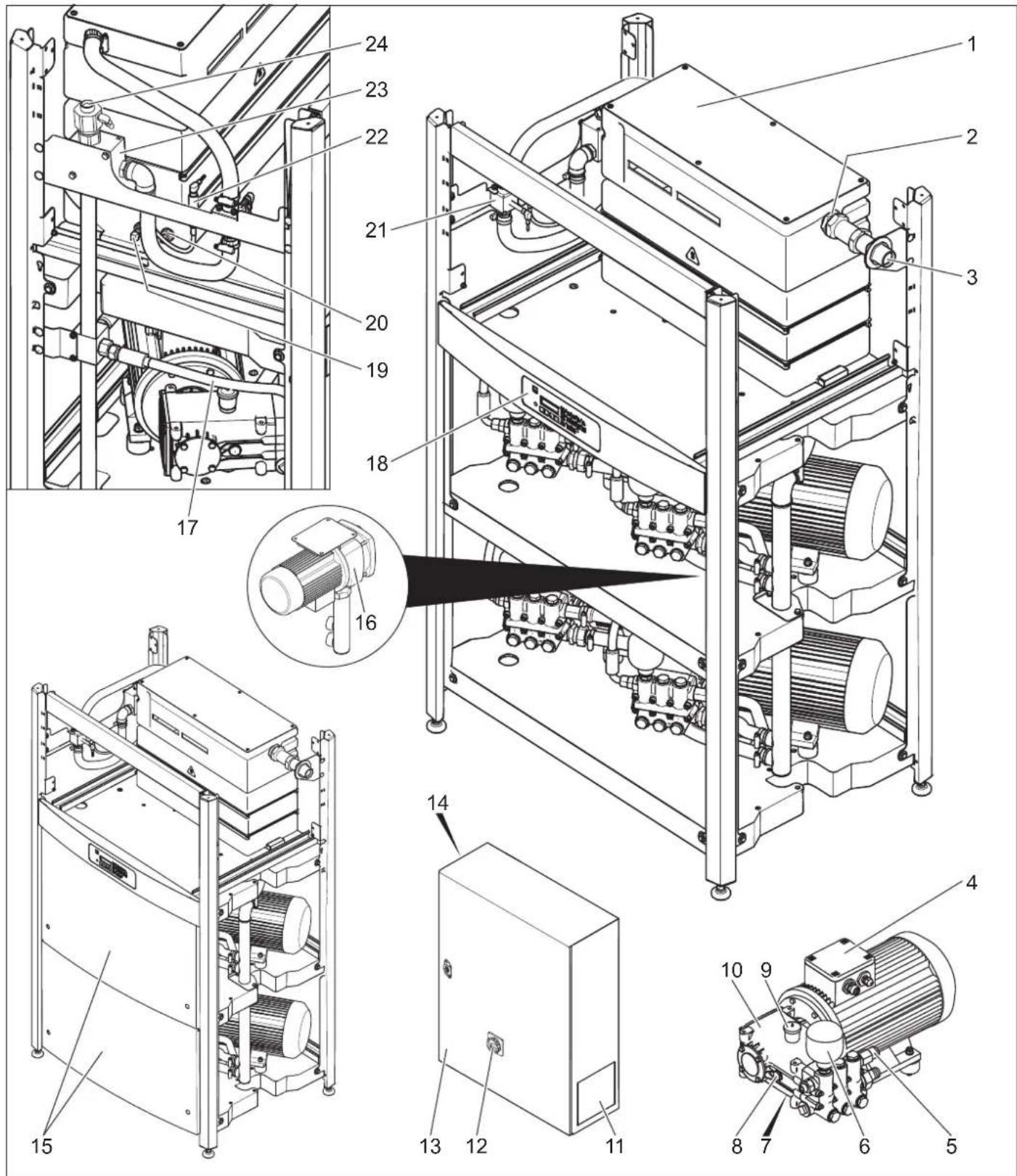 Kärcher HDC Advanced - DaTnK BbICOKOra daBneHna - 1
