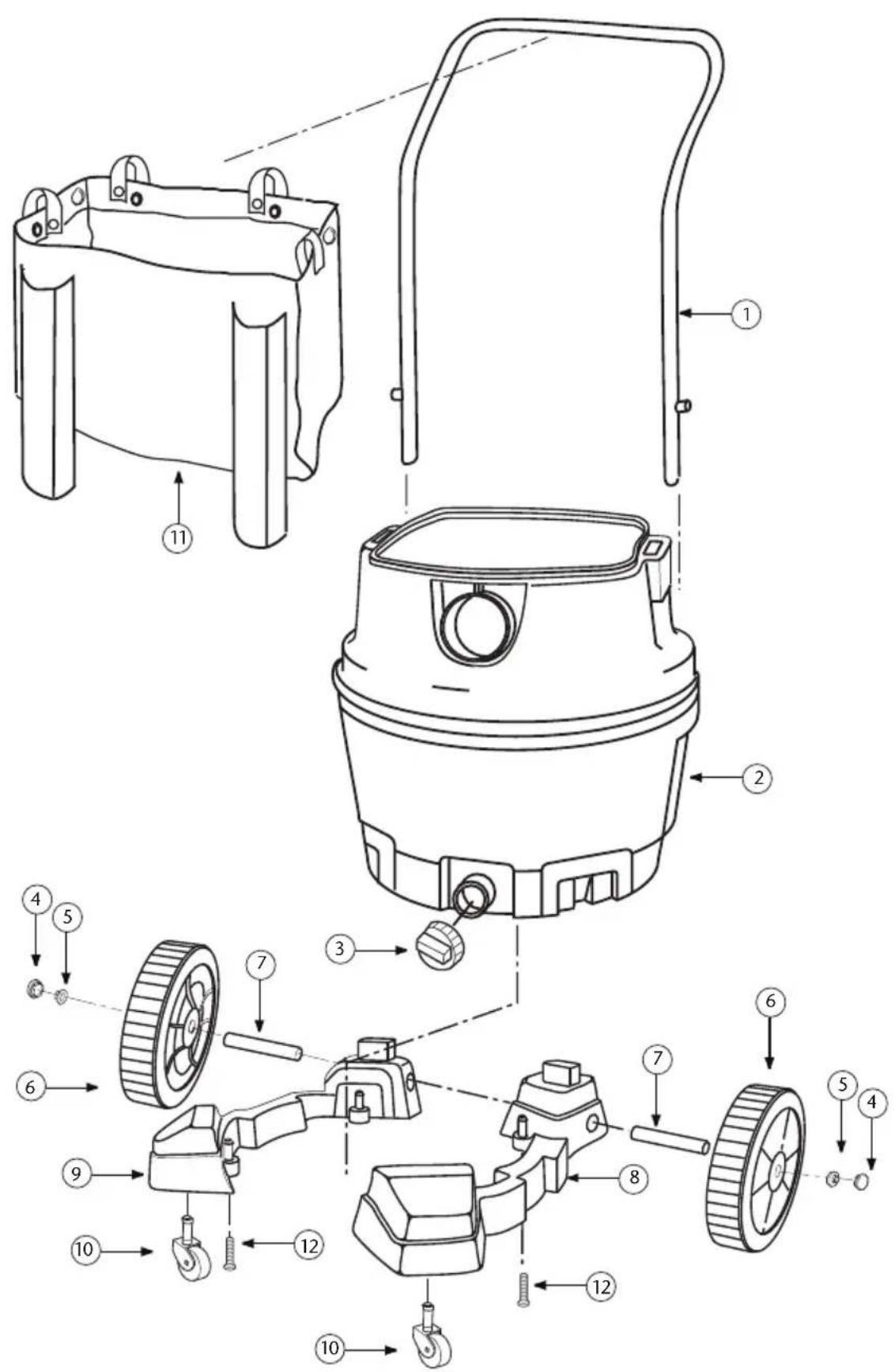 ProTeam ProGuard 16 MD - PROGUARD 16 MD ASSEMBLY - 1