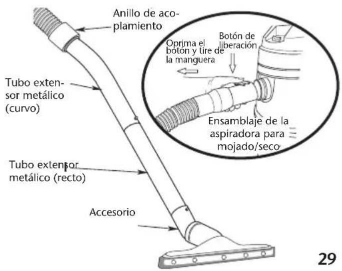 ProTeam ProGuard 16 MD - Introduzca la manguera - 1