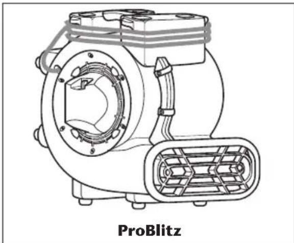 ProTeam ProBlitz XP AirMover - CONTENIDO DE LA CAJA DE CARTÓN - 1
