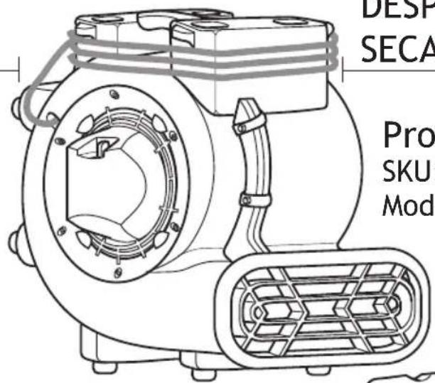 ProTeam ProBlitz XP AirMover - MANUAL DEL USUARIO - 1