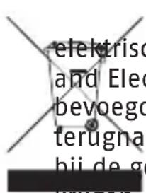ABUS GWM100ME - Opmerking over de EG-richtlijn voor afgedankte elektrische en elektronische apparatuur - 1