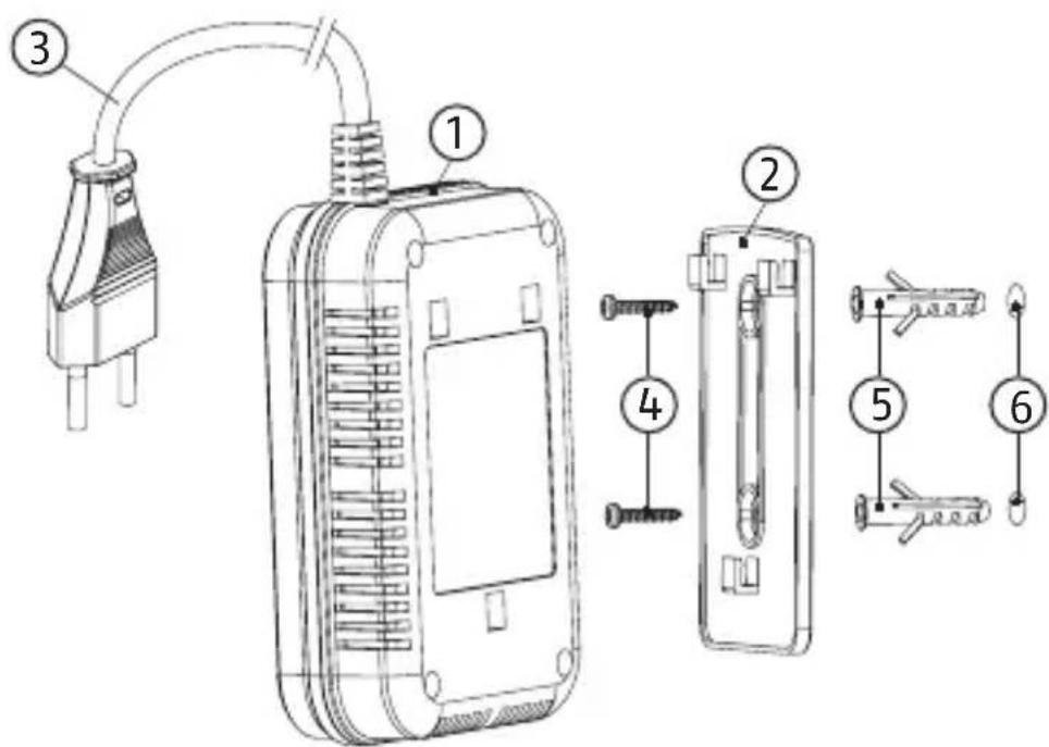 ABUS GWM100ME - Montagestappen - 1
