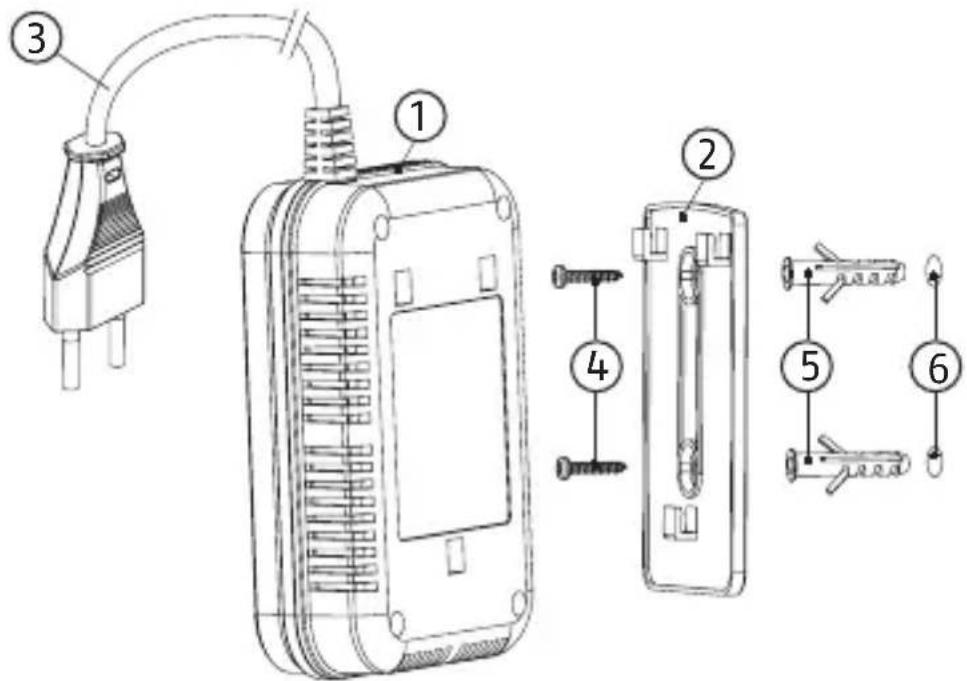 ABUS GWM100ME - Etapes du montage - 1