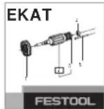 FESTOOL MX 1000 RE EF HS2 - Verletzungsgefahr, Stromschlag - 2