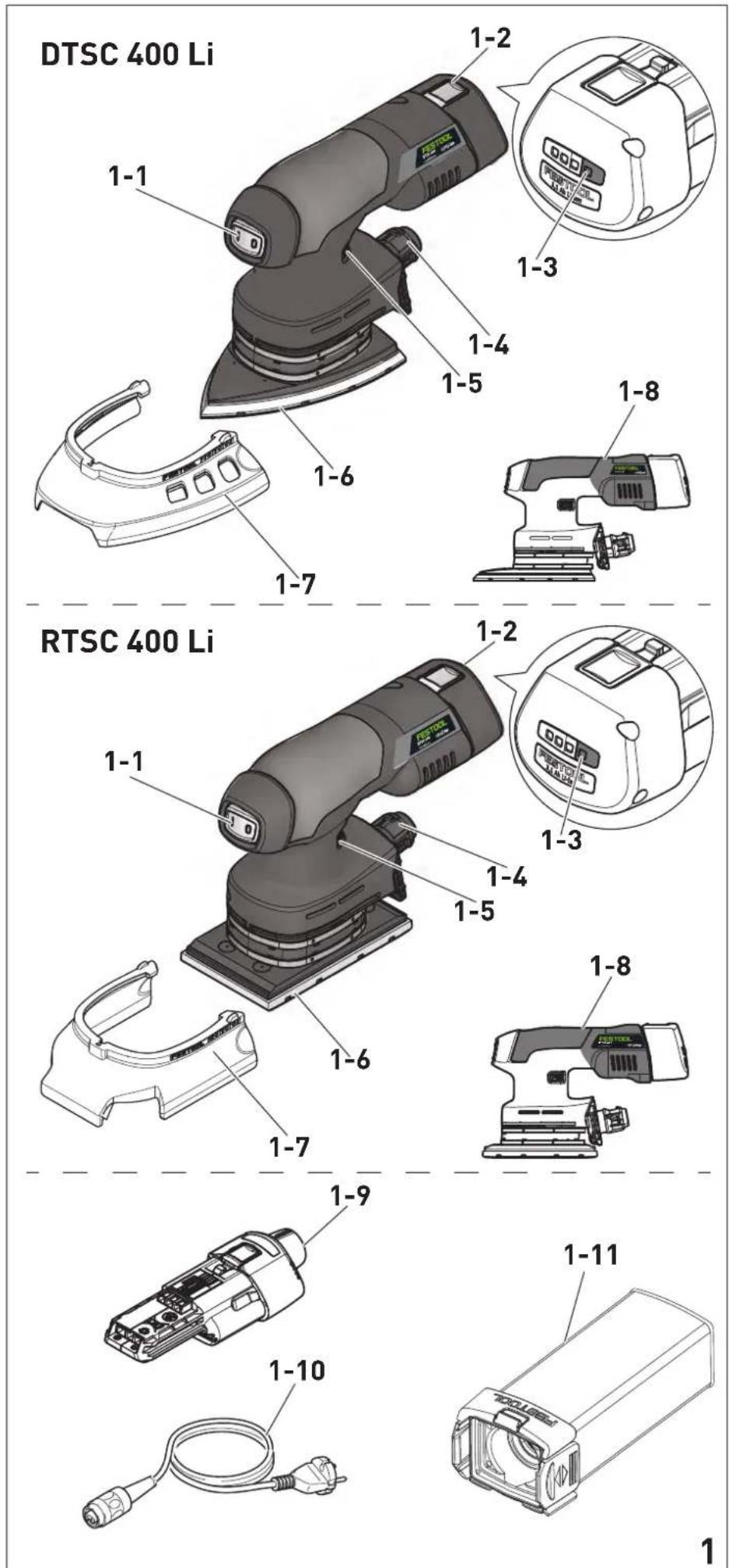 FESTOOL DTSC 400 3 1 IPlus - 1