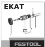 FESTOOL PLANEX LHSE 225 - Niebezpieczeństwo zranienia, porażenie prądem - 2