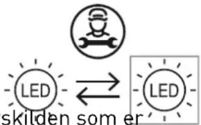 LED skilden som er
