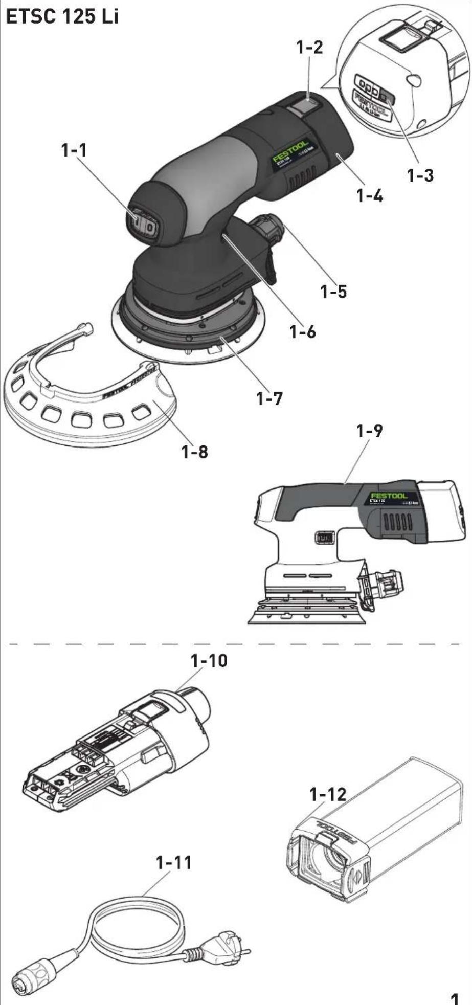 FESTOOL ESETSC 125 3 1 IPlus - 1