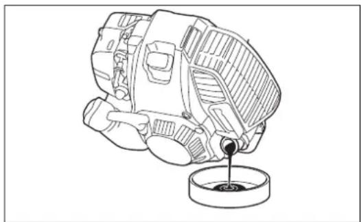 DOLMAR MS4300.4U - Método de drenaje alternativo - 2