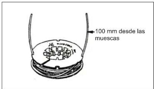 DOLMAR MS4300.4U - Reemplazo del hilo de nylon (ULTRA AUTO) - 5