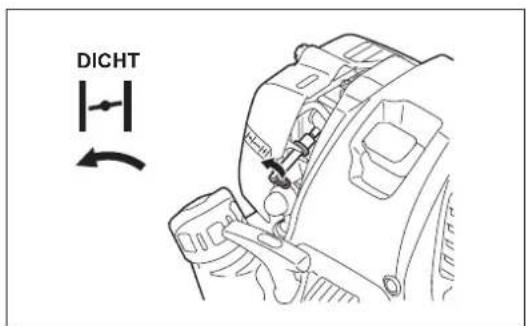 DOLMAR MS4300.4U - A: Startprocedure bij koude motor - 2