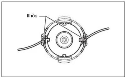 DOLMAR MS4300.4U - Substituir o fio de nylon (RESSALTO E FORNECIMENTO) - 6