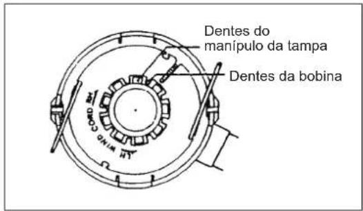 DOLMAR MS4300.4U - Substituir o fio de nylon (ULTRA AUTOMÁTICO) - 6
