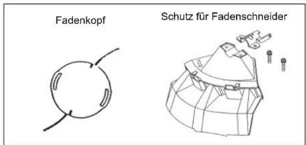 Fadenkopf Schutz für Fadenschneider