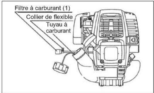 DOLMAR MS352.4R - NETTOYAGE DU FILTRE A CARBURANT - 1
