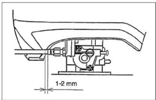 DOLMAR MS352.4R - REGLAGE DU CABLE DE COMMANDE - 1