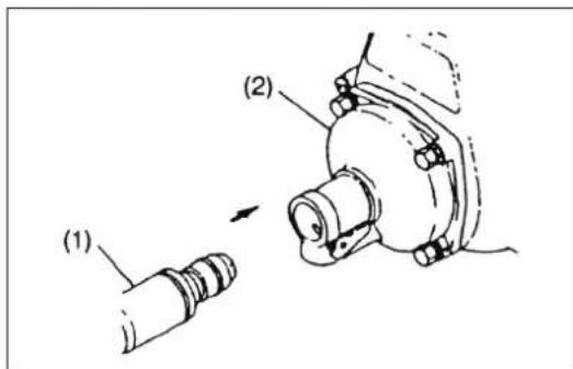 DOLMAR MS352.4R - MONTAGE MOTEUR ET ARBRE D'ENTRAINEMENT - 4